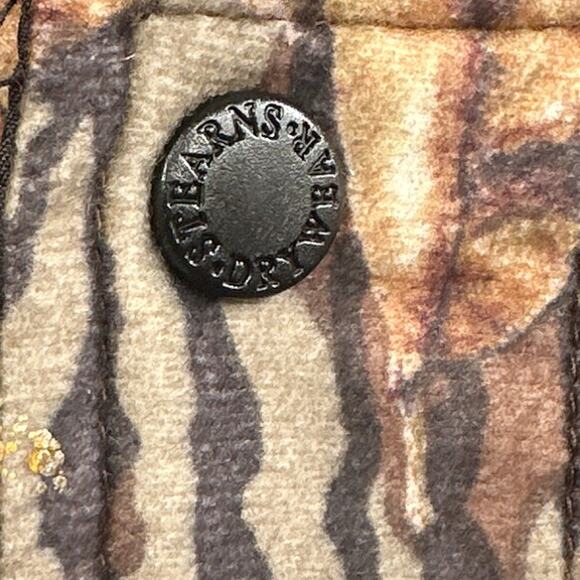 Stearns Camo Jacket Mens Med Quilted Hunting Fishing Outdoors Work Hiking Bomber - Picture 7 of 12